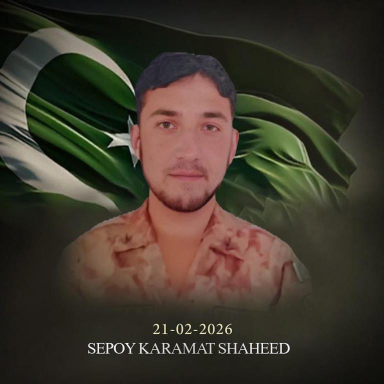 Sepoy Karamat Shaheed.